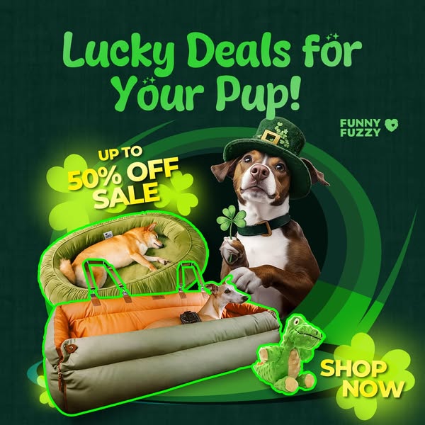 🍀 St. Patrick’s Day Pet Sale – 20% OFF Storewide! 🍀